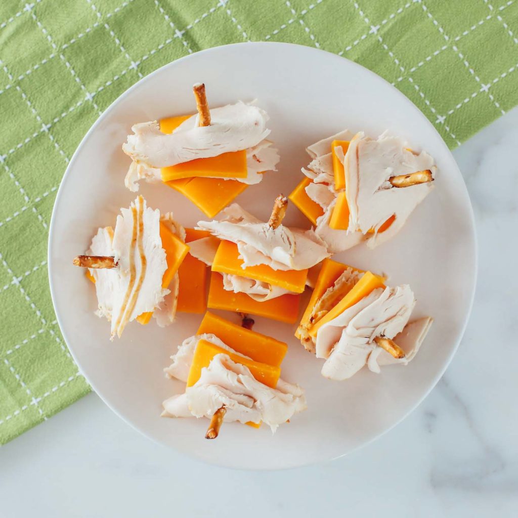 playdate snacks turkey kabobs