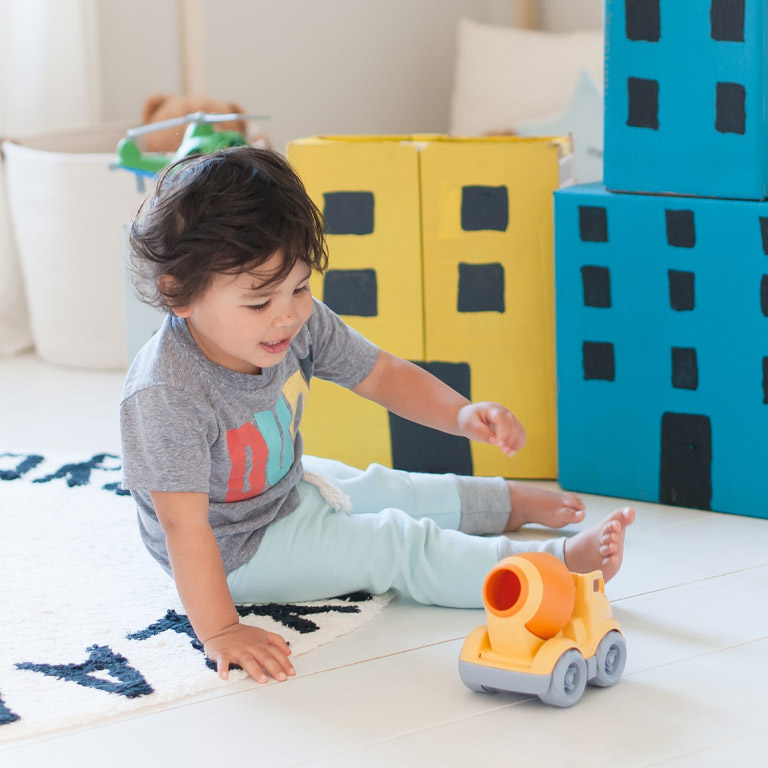 cardboard box city craft