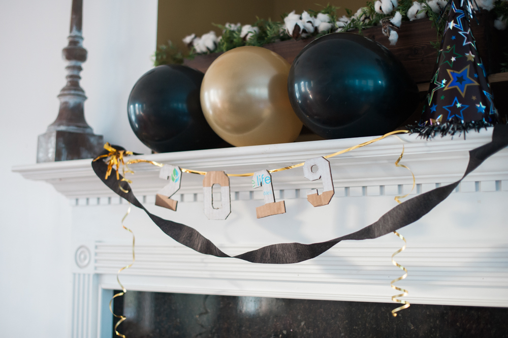 celebration banner carboard box