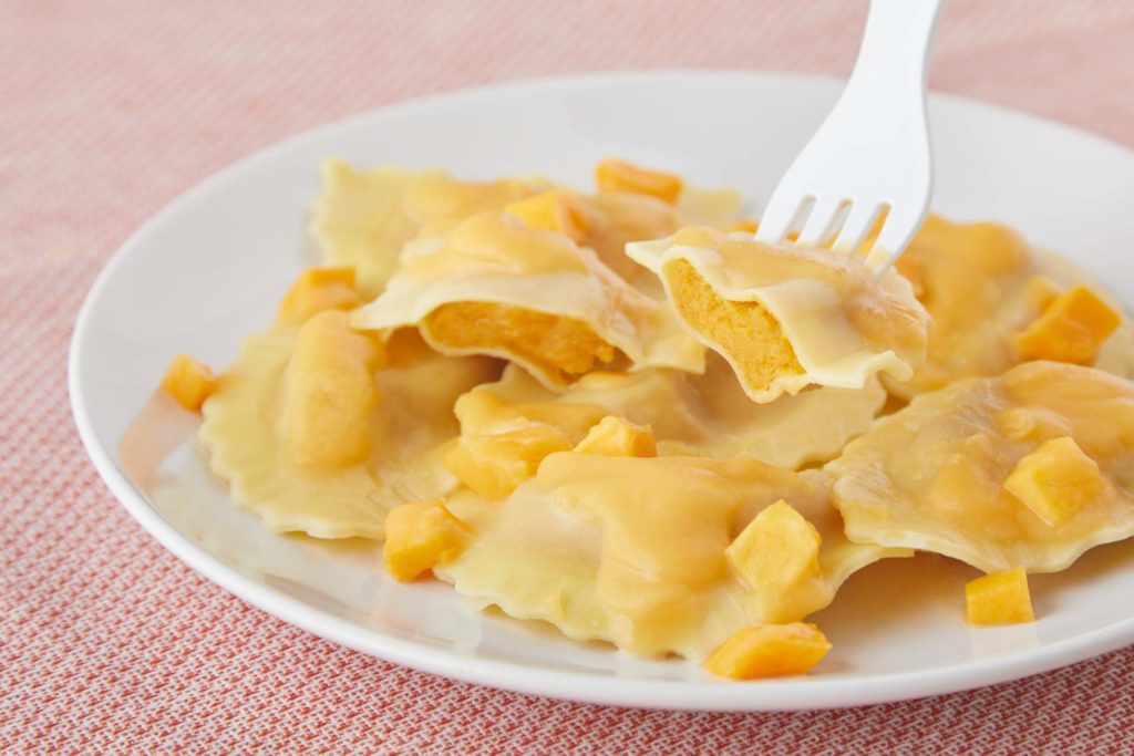kids meal butternut squash ravioli