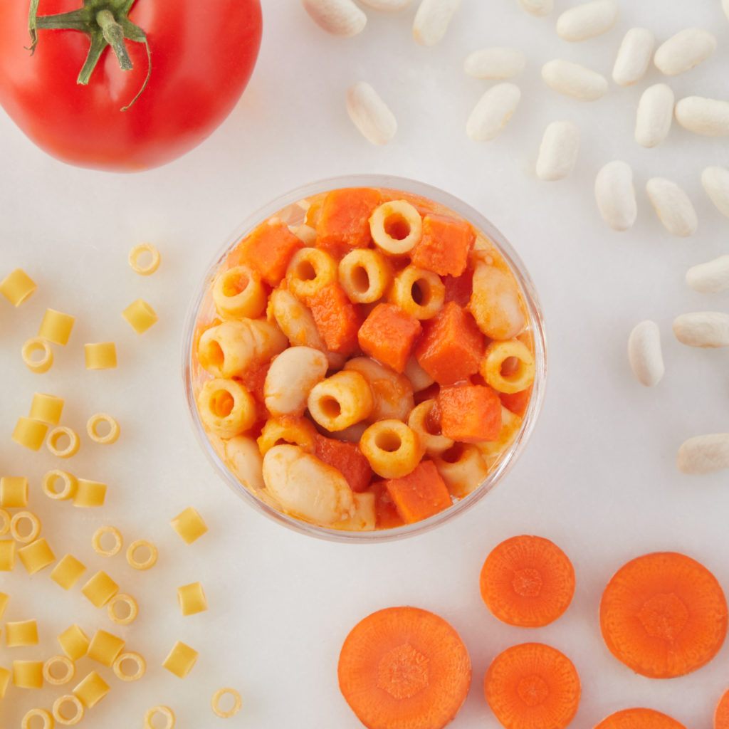 Pasta Fagioli finger foods