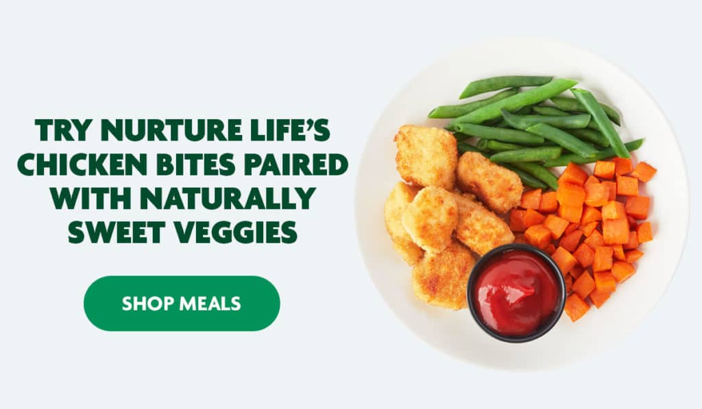 chicken bites with veggies for kids 